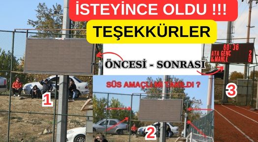 2 SENE SONRA TABELADA İLK YAZI